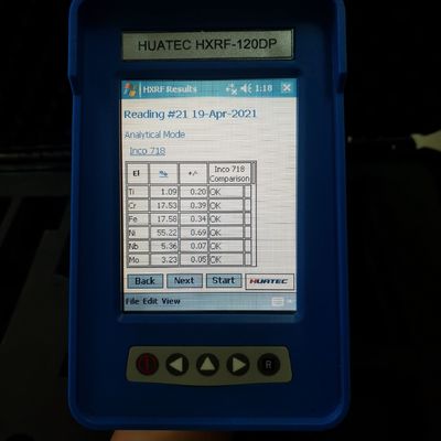 포켓용 불순물 분석기 / 불순물 식별 PMI SI-PIN 검출기 HXRF-120DP