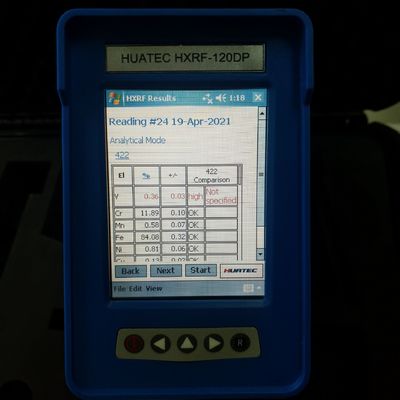 포켓용 불순물 분석기 / 불순물 식별 PMI SI-PIN 검출기 HXRF-120DP