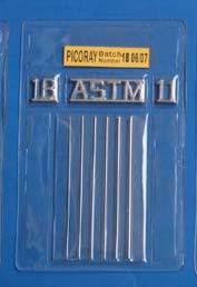 ASME E1025 ASTM E747 철사 Penetrameter 경도계 이미지 질 지시자 IQI