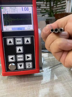 스캔 B 스캔 0.001mm htigh 해상도 침투 코팅 초음파 두께 측정기