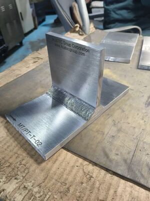 PT DYE 침투 탐상 검사 교육 및 시험 표준 시험편 블록 키트